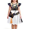 Girls Witch  Girls Flying Sleeves Children's Dress Children's A-line Skirt