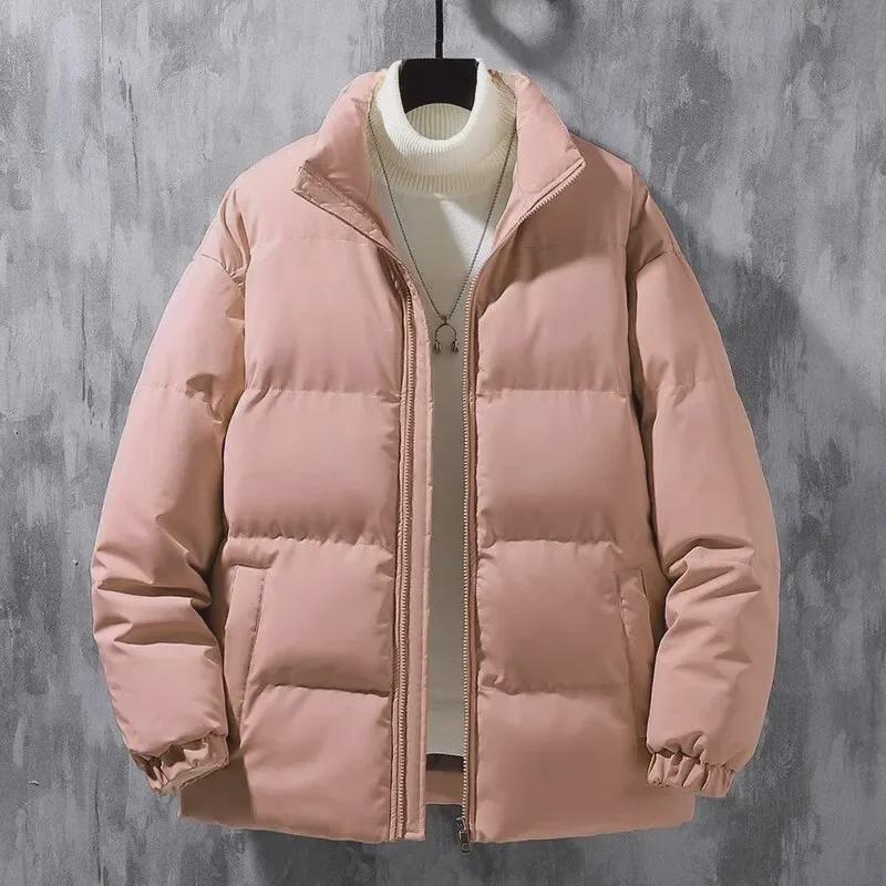 Men's 2023 Short Down Cotton Coat - Trendy Autumn/Winter Stand Collar Jacket