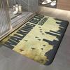 show T-The Walking Dead Floor Mat Soft Flannel Entrance Door Mat Non Slip Absorbent Bathroom Bedroom Floor Rug