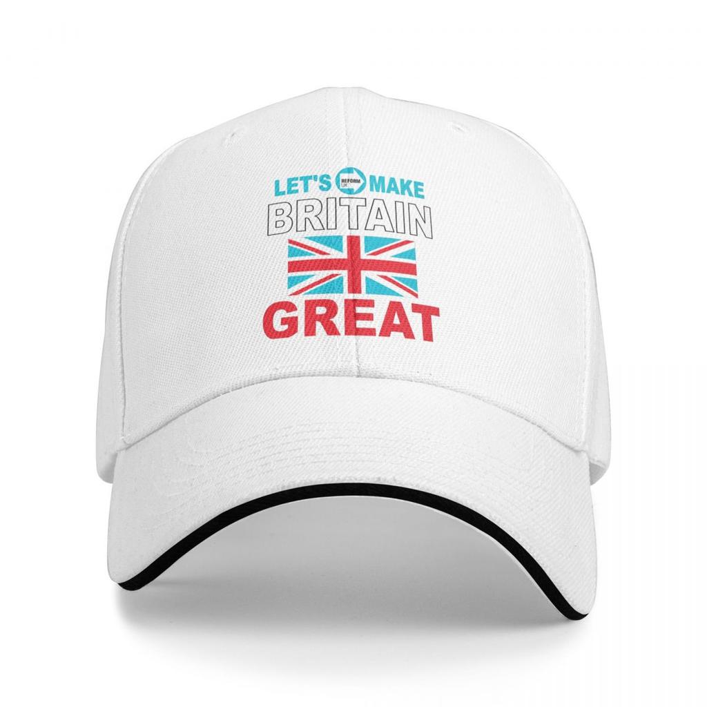 Baseball Caps Let's Make Britain GREAT Again UK Trending Graphic Unisex Casual Summer Caps
