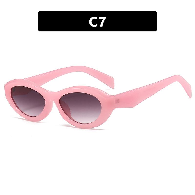 Small Frame Cat Eye Sunglasses Simple Fashion Sunglasses Trendy Concave Sunglasses