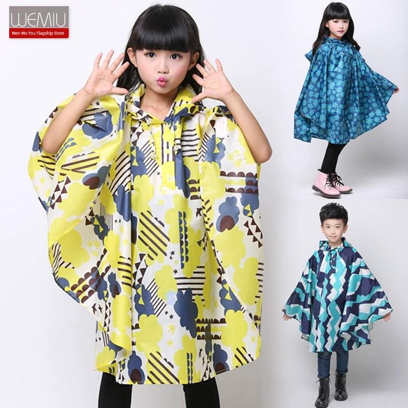 K-style Cute Primary School Student Mother and Child Princess Kids Raincoat