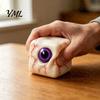 Handmade Diy Craft Accessories Halloween Ghost Squeeze Cube, Glitter Slow Rising Fidget Toy, Unique Board Game Dice Soft Decompression Sensory Toy for