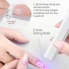 1set  Handheld UV Light for Gel Nails Portable UV Nail Lamp Rechargeable LED Nail Lamp for Nails Art Desk Stand