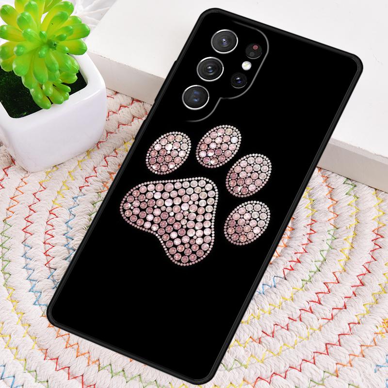 cat Dog paw design Phone Case for Samsung Galaxy note 10 pro S26 Ultra S23 S24 FE S25 S21 S22 PLUS shockproof Cove