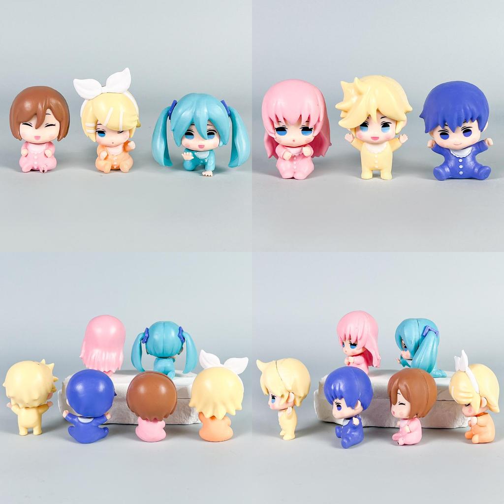 Hatsune Miku Pvc Action Figures Model Toys Cartoon Desktop Gifts Decoration
