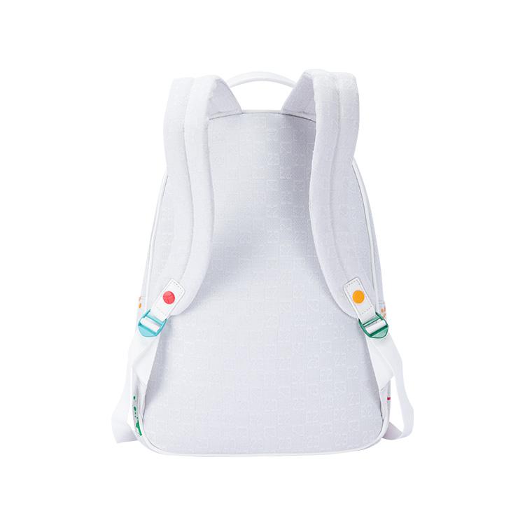 Jordan Monogram Series Graffiti Style Polyester Casual Backpack Unisex Backpacks White JD2513022AD-001