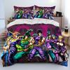 Anime Jojo's Bizarre Adventure Pohodlný povlak na přikrývku Povlak na polštář Sada povlečení Dekorace dětského pokoje Domácí textil