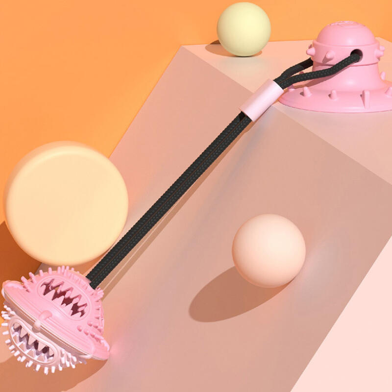 Dog Toy Doll Tug of War Nosework UFO Yellow