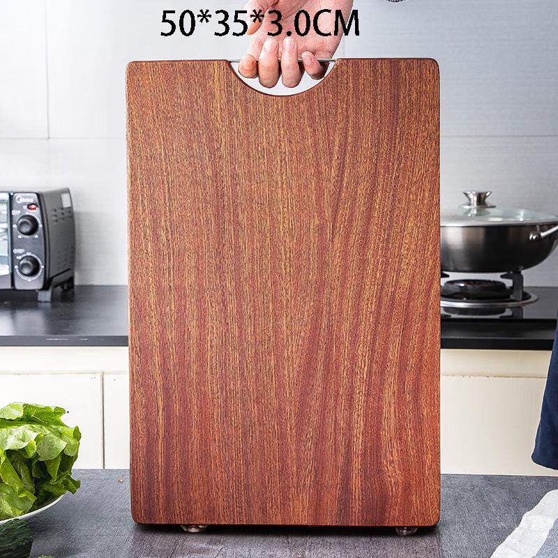 

Xingchangwang No-Groove Ebony Wood Cutting Board