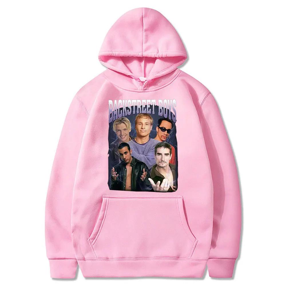 90er Klassiker Vintage Backstreet Boys Band Hoodie Herren Damen Hip Hop Rock Kapuzenpullover Übergroß Streetwear Trainingsanzug