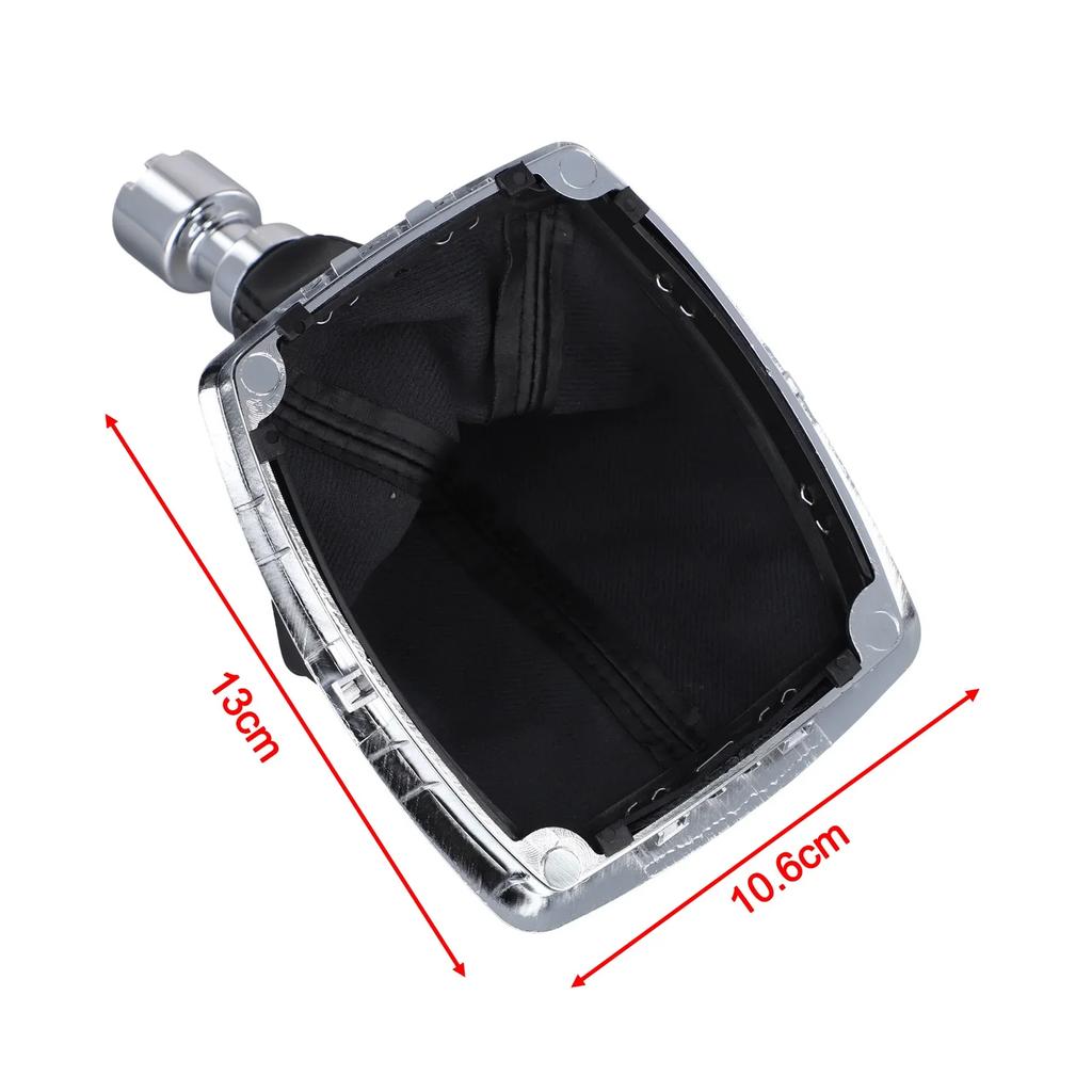 Car Manual 6 Speed Gear Knob Shift For  2008-2012 For FORD For C-MAX 2008-2010 Gear Shift Gaiter Chrome Bezel