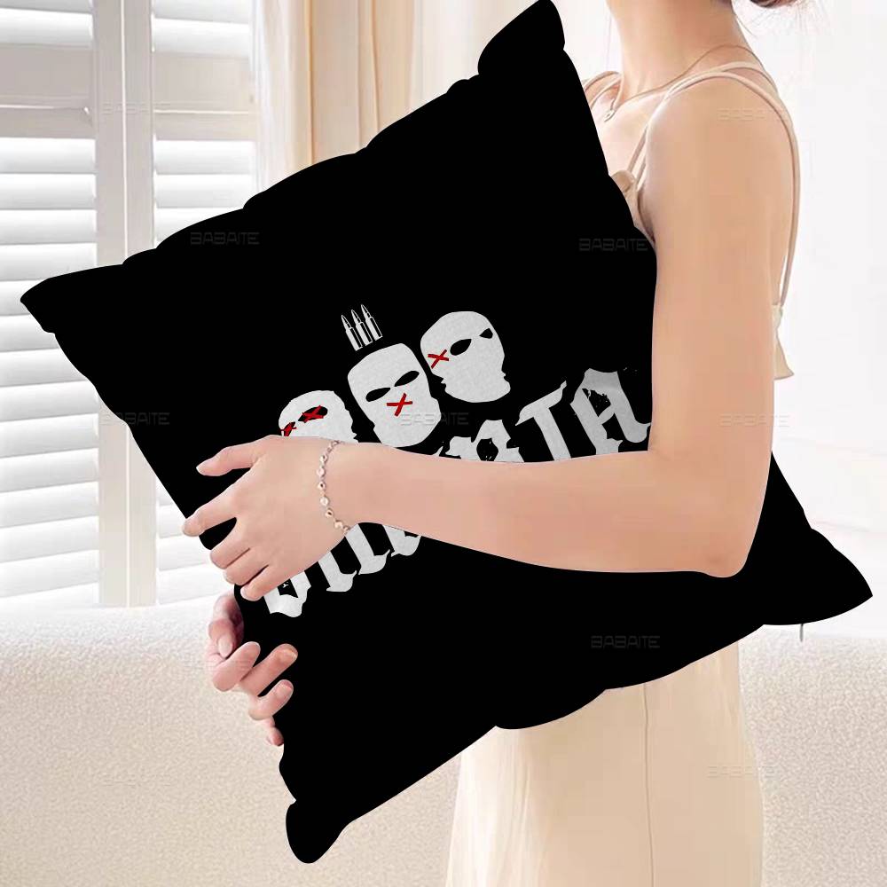 Brand Omerta Maes 47 Logo Pillow Cushion Cover Pillowcase Living Room Sofa Home Decor Customized