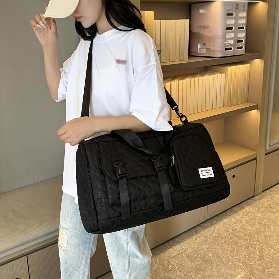 Large capacity travel suitcase, casual nylon fitness bag, portable belt, fitness bag | casual style bag