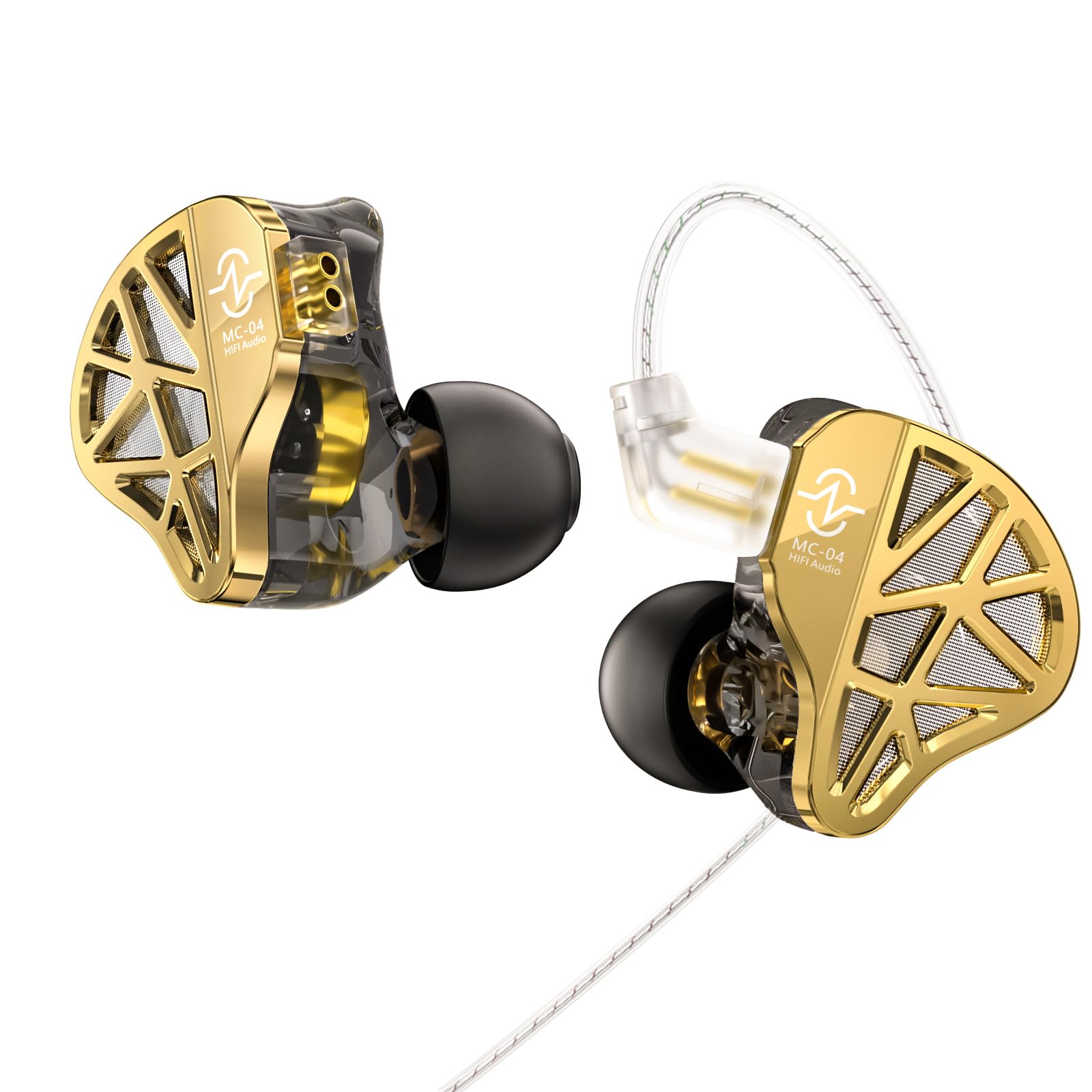 

CCZ MC04 Nocturne Earphones Wired Hybrid Earphones Wired Earphones Gaming Earphones HiFi Sound Quality Deep Bass Upgraded Alloy Cover Precision золотий