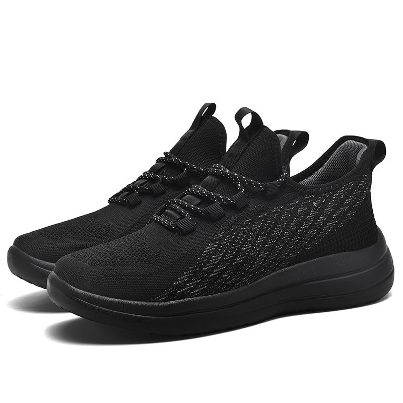 Sneaker 3 Running Shoes Sport Shock-absorbing Elastic Knitting Vamp Non-Slip Casual Tennis Shoes Female Sneakers for Men