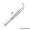 Extra Long Stainless Steel Bent Tip Tweezers for Aquatic Plants and Multi-Purpose Use.