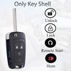 Key Fob Shell Case Fits for Chevrolet Sonic Trax Equinox Chevy Buick Encore GMC Terrain 4 Button Folding Flip Remote Control Key Fob Cover