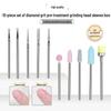 Russian Style Manicure Tool Set with Diamond & Tungsten Steel Grinding Heads