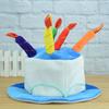 Funny Cake Candle Hat Hair Decoration Birthday Headwear Party Birthday Cake Hat  Adults Kids