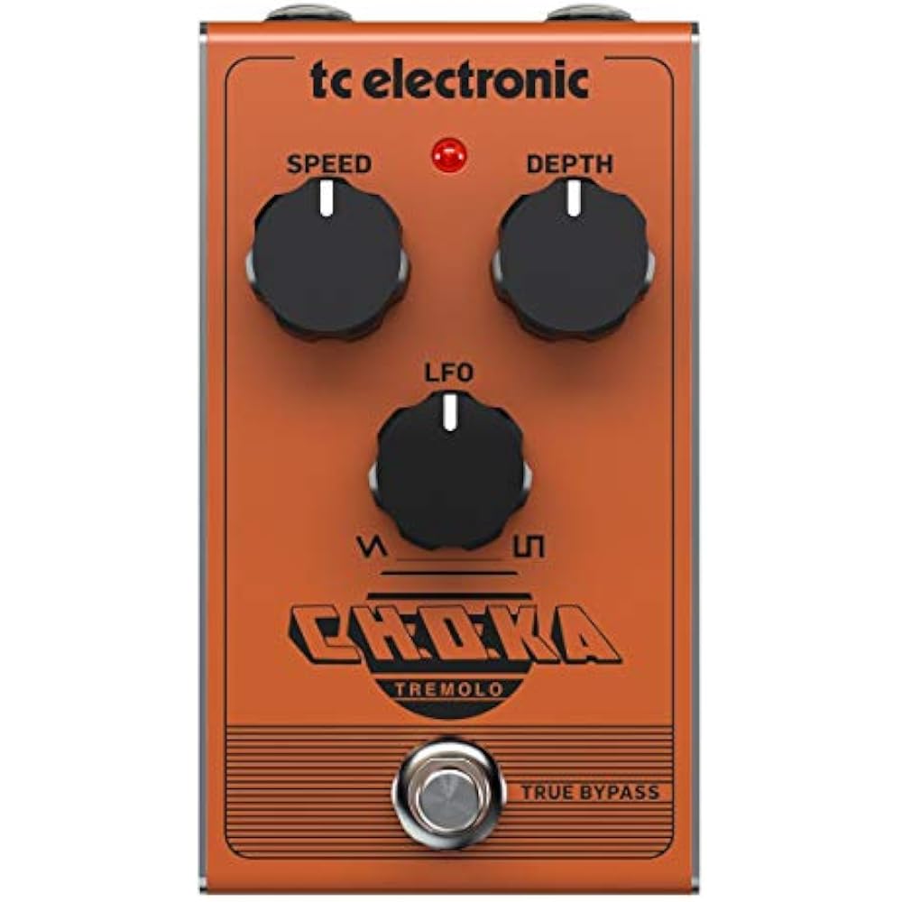 TC ELECTRONIC Analog Tremolo Pedal Guitar Effector Waveform Switchable Simple Operation True Bypa...