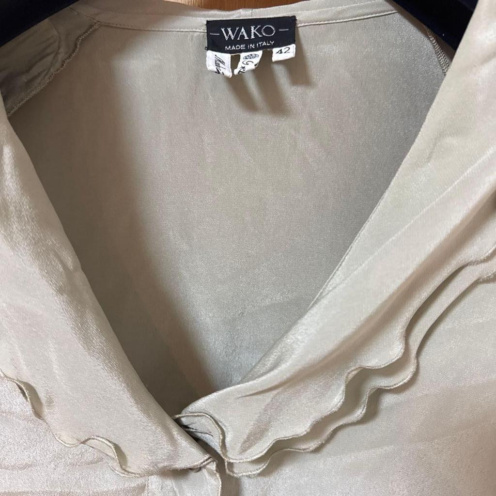 Used WAKO Italian-made Silk Shirt