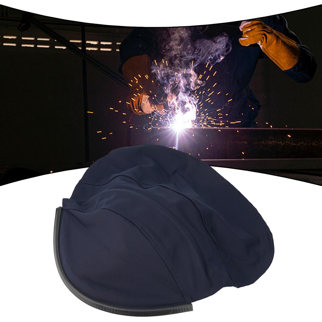 Leather and Cloth Dual Layer Neckband for Welding Helmets Push On Clip for Secure Attachment and Safety During Welding
