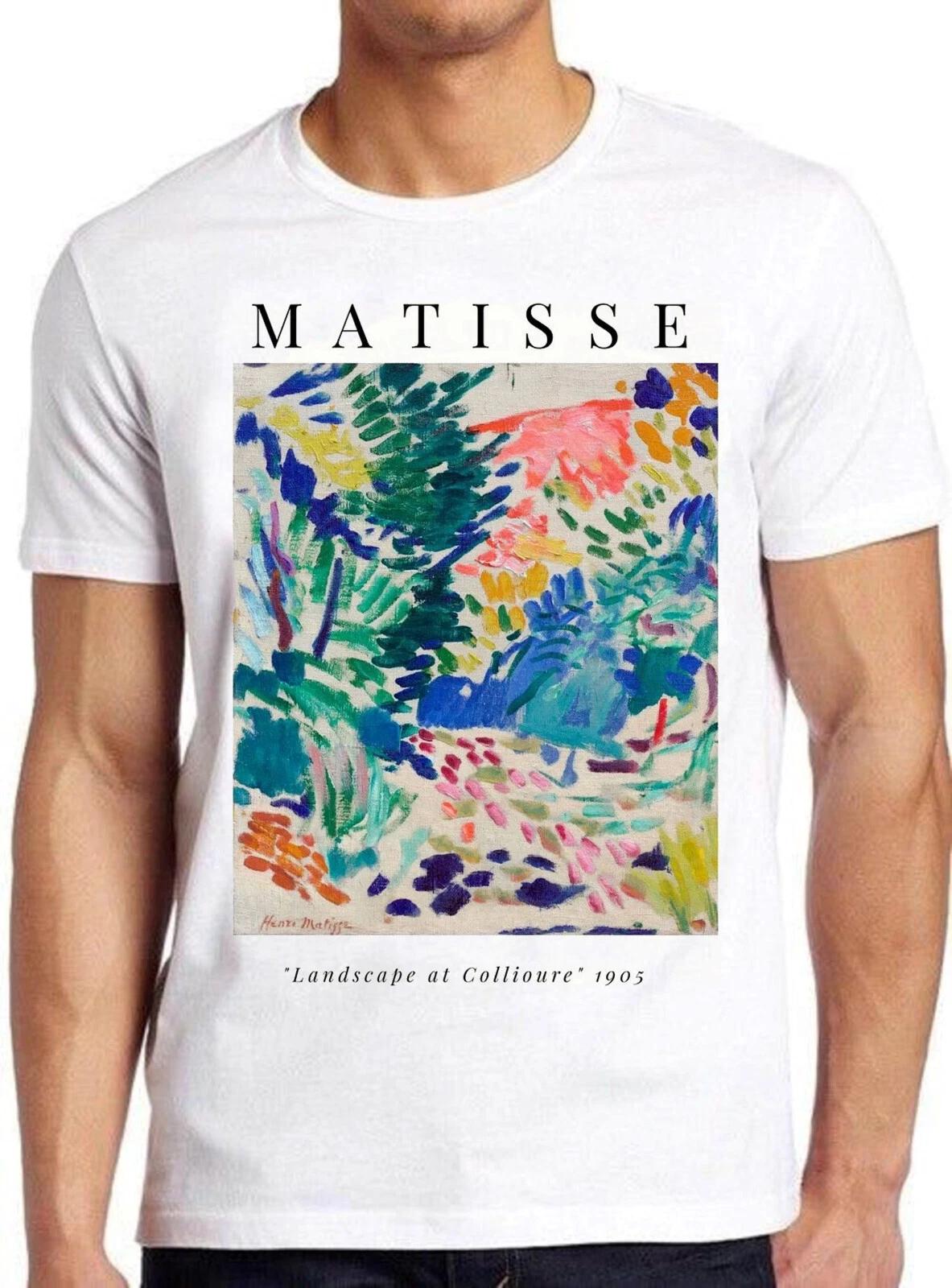 Matisse Landscape At Collioure Painting Art Meme Funny Gift Tee T Shirt M1041 L
