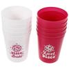 Disco Party Beverage Cups Plastic Cups for Storage Use 10Pcs