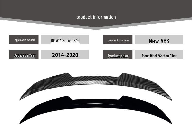 BMW 4 Series F36 (2014-2020) PSM Style Rear Spoiler Wing