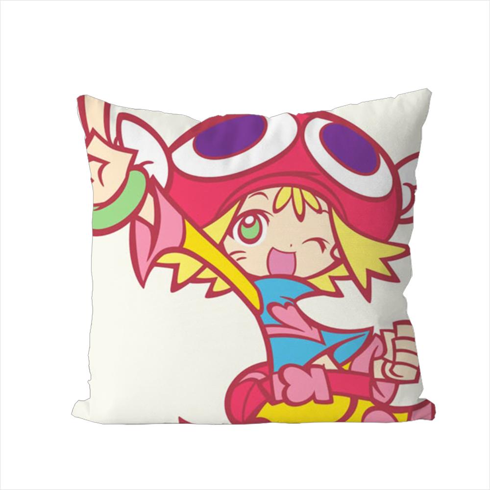 Puyo Pop Fever Pillow Case For Car Sofa Decorative Home Doublesided Print Plush Square Throw Pillow Cushion Cover