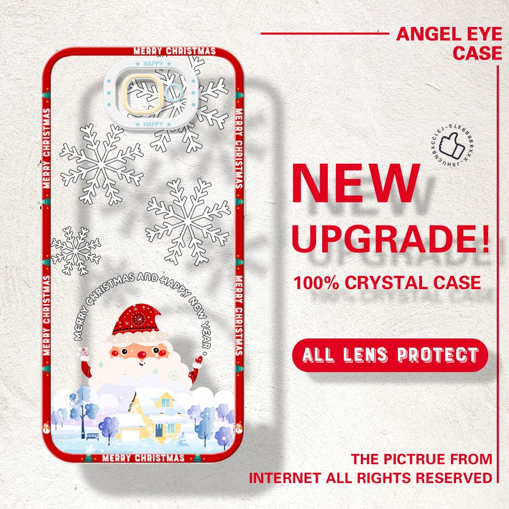 Støtsikkert tegneseriemalt mønster krystalltelefonveske Gjennomsiktig mykt heldeksel Kamerabeskyttelsesdeksel for IPhone Samsung Redmi OPPO Realme Vivo