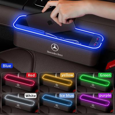 For Mercedes-Benz A B C E S V R Class AMG GLB GLC GLE SLC SLK SL ML Vito Viano Sprinter Pilot Car Seat Storage Case Seat Gap Box