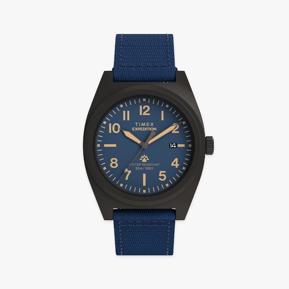 [Timex] Мужские часы Expedition Capstone с корпусом цвета оружейного металла, 39 мм, TW2Y18200