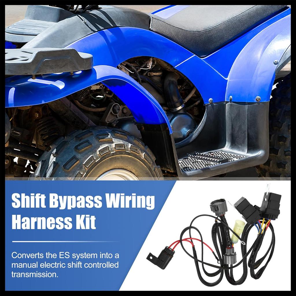 Angle Sensor Computer Bypass Kit for Honda Rancher 350 ES 2000-2006 Shift Bypass Wiring Harness Kit-