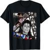 Michael Jackson MJ-002 Black Cotton 100% T-Shirt, Unisex-Adults, Small, Short Sleeve