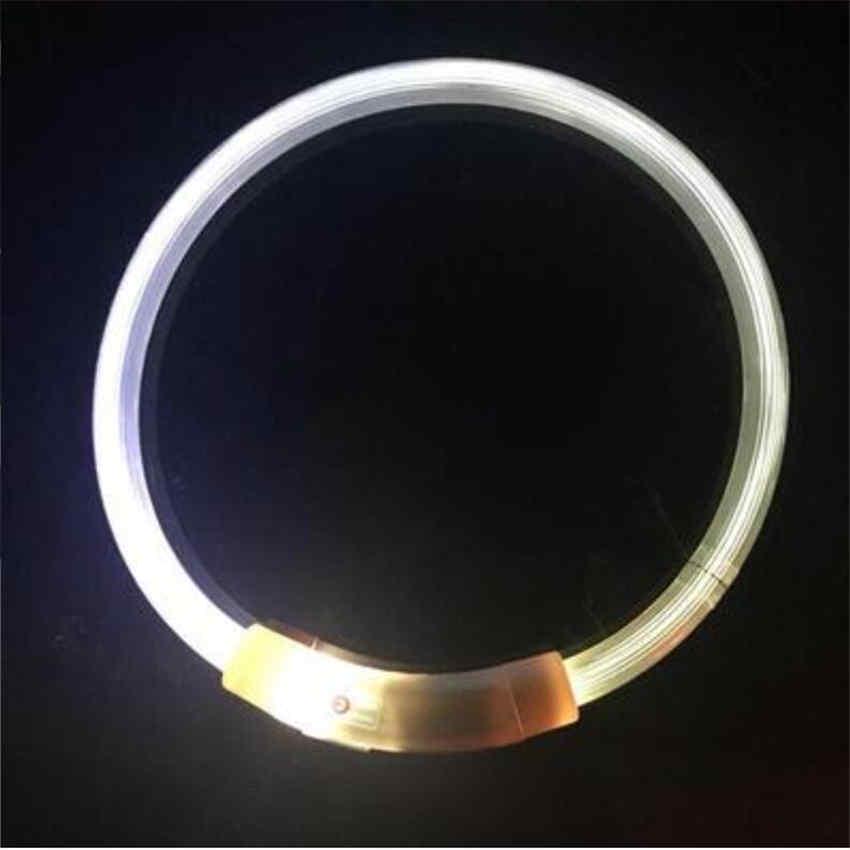 Rechargeable LED Dog Collar Light USB Glowing Dog Collars Pet Flash Luminous Collars