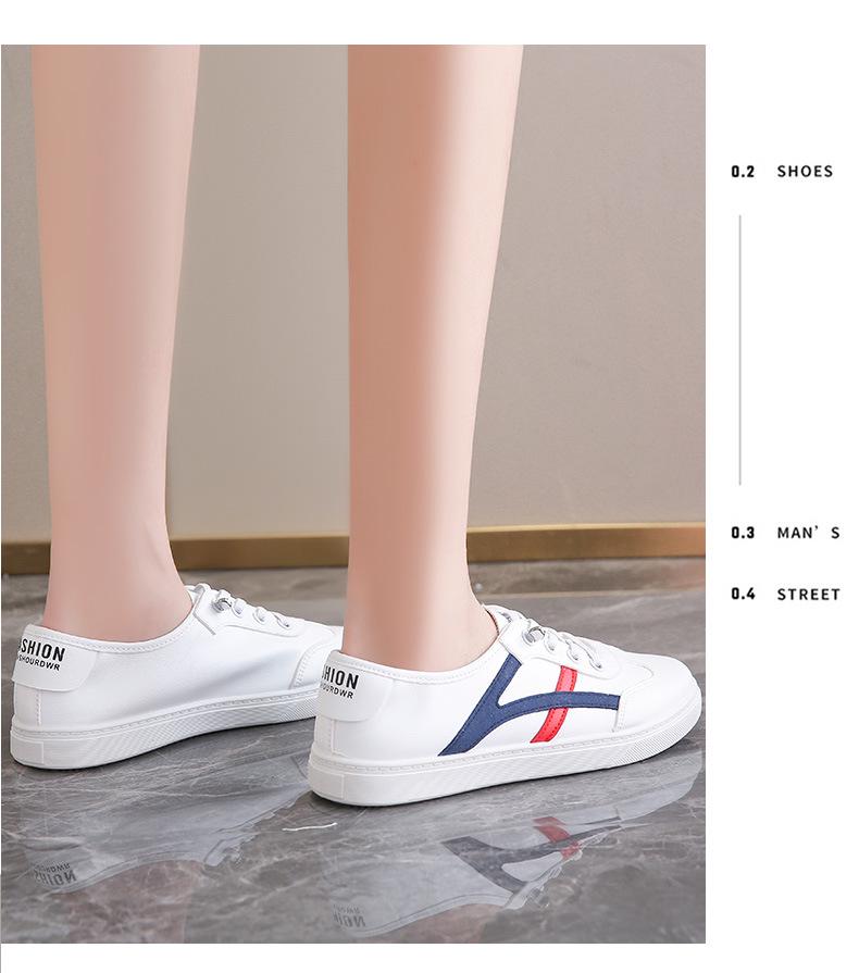 Spring/Summer Women's Korean Style Leather Flats - Versatile, Comfortable, Non-Slip, Breathable, White Casual Shoes