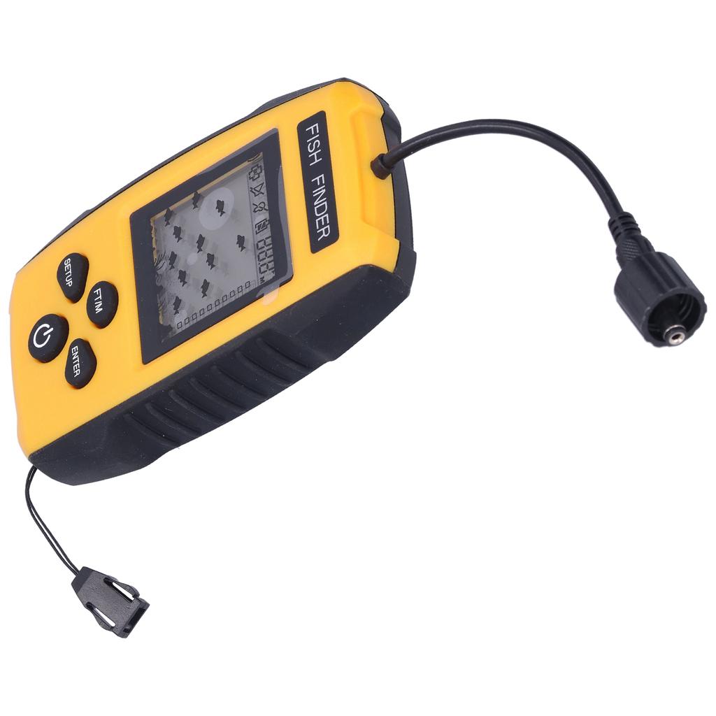 Fish Finder LCD LED Visual Echo Sounder Alarm Fishing Transducer for Outdoor Activity