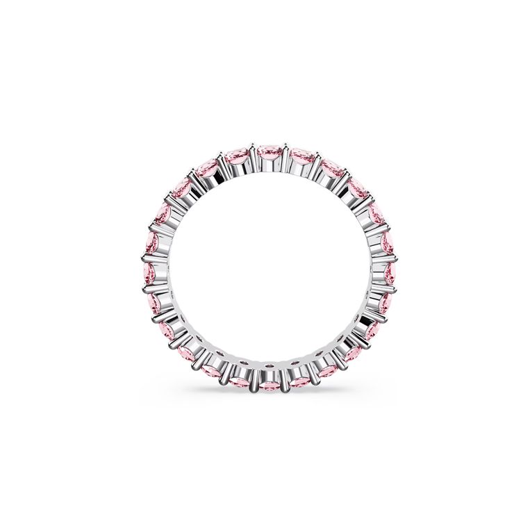 Swarovski Matrix Round Cut Fashion Cubic Zirconia Rhodium Plated Ring Women ring 5658855