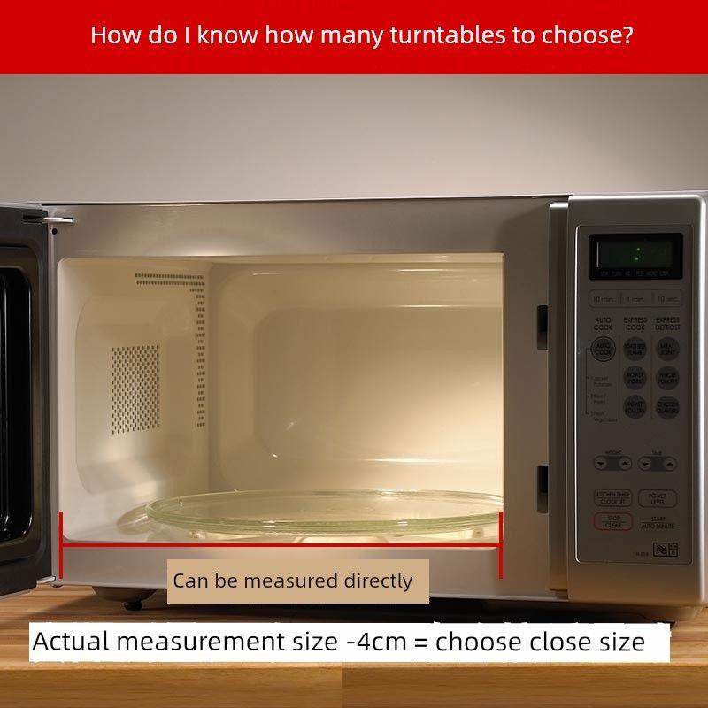 New Microwave Oven Glass Turntable Neutral Diameter 24.5/25.5/27/31.5cm Thick Tray Sub-Accessories