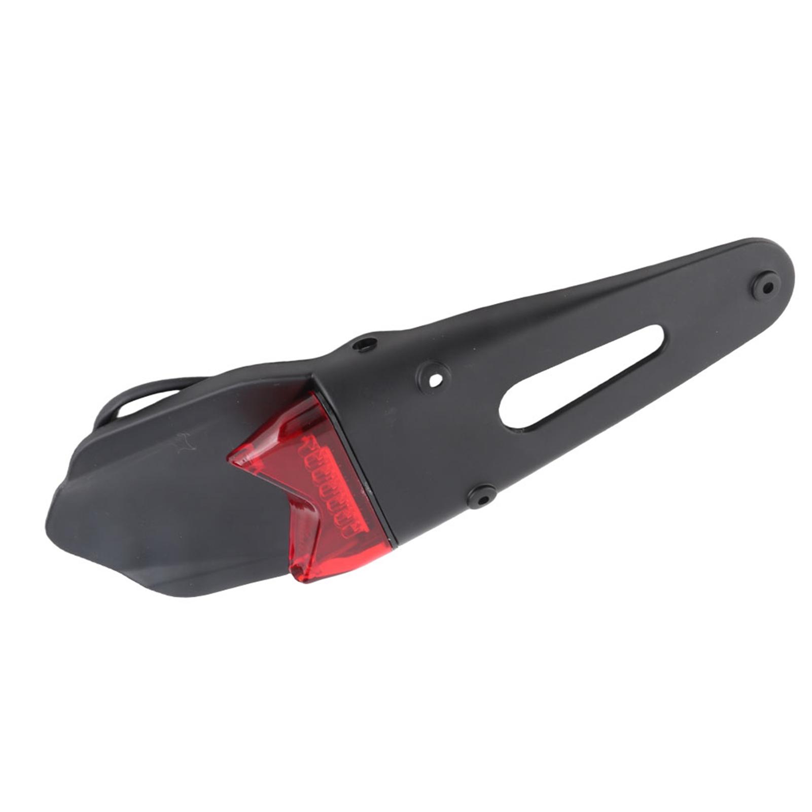 

Motorcycle Brake Tail Lights LED Rear Mudguard License Plate Lights For Dirt Bike Off Road