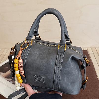 2025 Autumn New Fashion Solid Color Foreign Style Large Capacity Casual Simple Shoulder Messenger Bag Handbag Pillow Bag