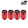 4Pcs Aluminum Alloy Tire Valve Caps Anti Leak Dust Cover Car Wheel Accessory For Toyota Hilux Corolla RAV4 Camry Highlander C-HR