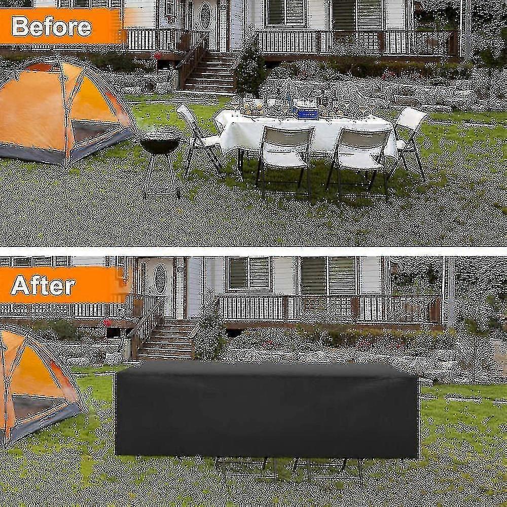 123*61*72cm Garden Furniture Cover 210d Oxford Fabric Furniture Cover Waterproof G