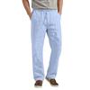 Herren Leinen Casual Hose Baumwolle Vollständig für Frühling und Herbst Tägliche Kleidung