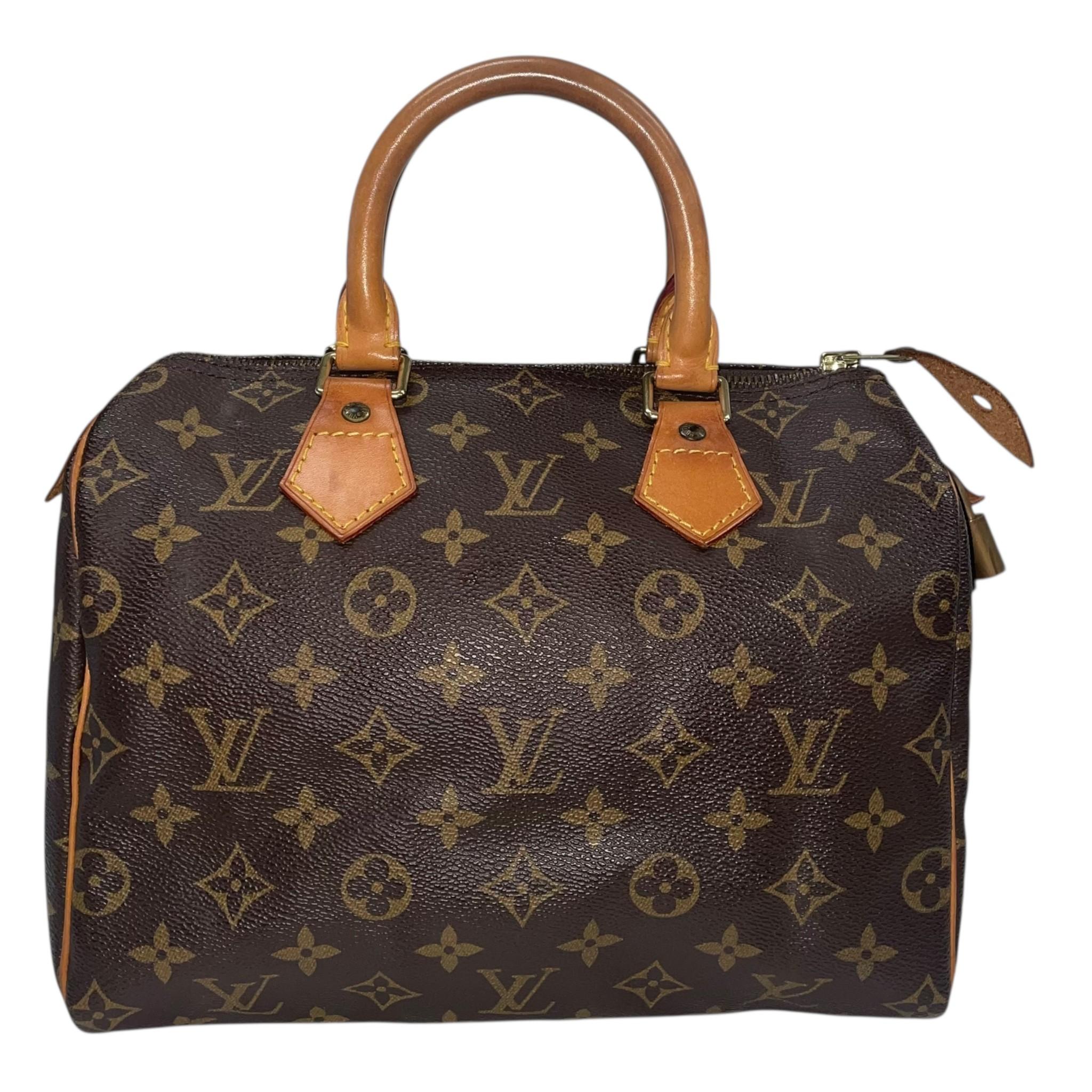 

Вживана сумка Louis Vuitton Monogram Speedy 25 M41528 Бостонська сумка Коричнева Автентична 1215 one size коричневий