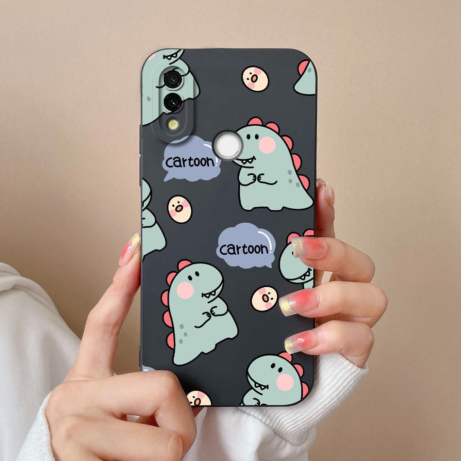 Case Cover For Redmi 7 Cartoon Soft Smooth Liquid Silicone Full Protection Anti Choc Phone Cover For Xiaomi Redmi7 Bumper Fundas