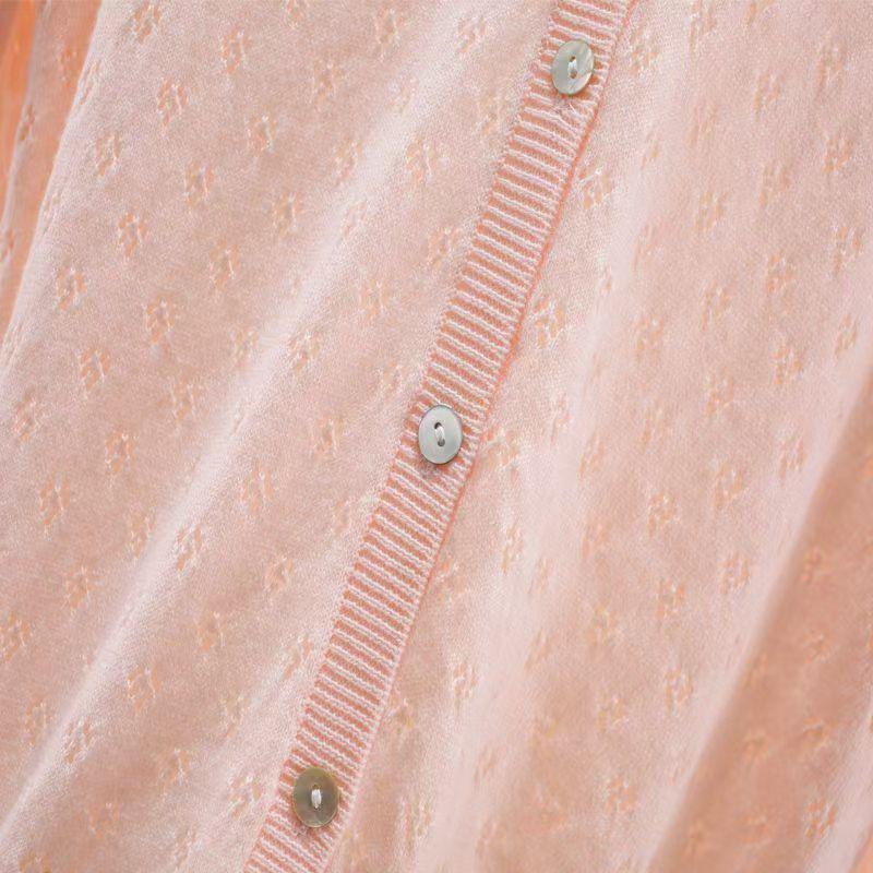 Stylischer Sommer-Strickcardigan für Mädchen - Sonnenschutz für mittlere und große Kinder