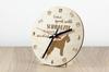 Schnauzer I - clock with dog, wooden clock with engraving, personalised clock by Art-Dog